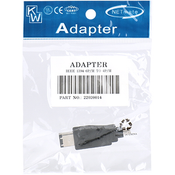 NETmate IEEE1394 6M/4M 젠더