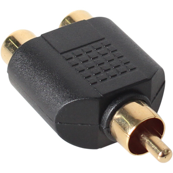 NETmate RCA(M)/2RCA(F) Y형 젠더