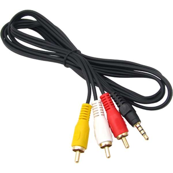 NETmate NMA-SR330 ST->RCA 3선 케이블 3m