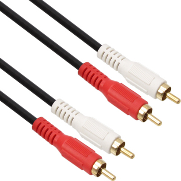 NETmate NMA-2R100M RCA 2선 케이블(5Ø) 10m