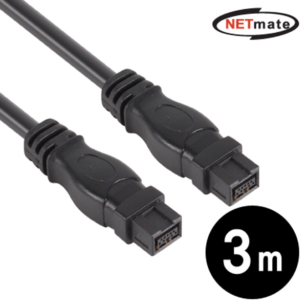 NETmate NMCB-9M30 IEEE1394B 9P Bilingual케이블 3m