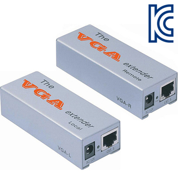 NETmate VGA-E  VGA 1:1 리피터(로컬 + 리모트)(180m)