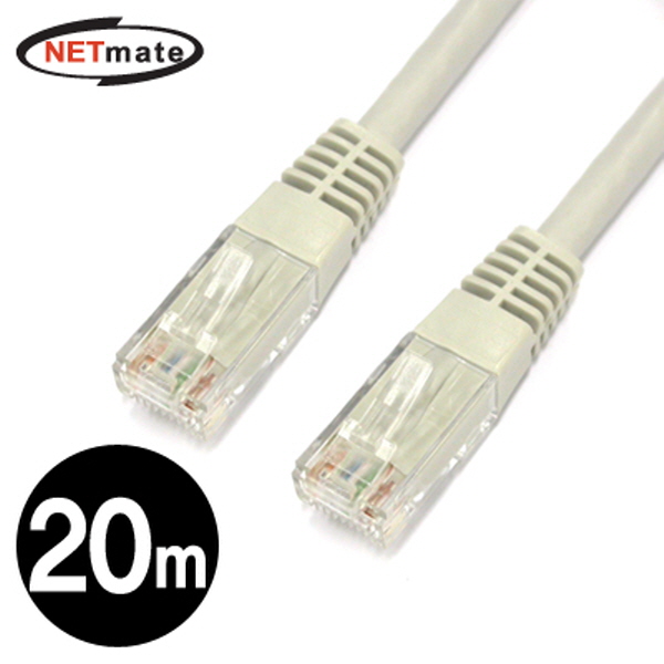NETmate NMC-US6200 CAT.6 UTP다이렉트 케이블 20m