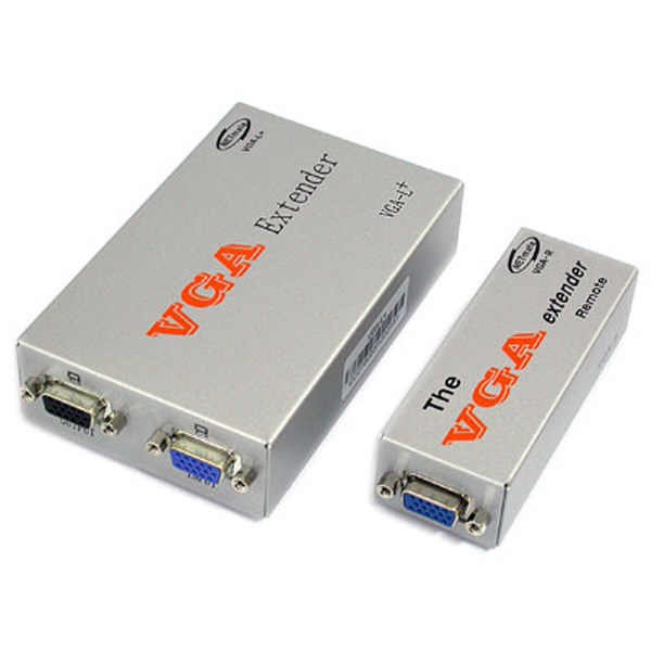 NETmate VGA-E Plus VGA 1:2 리피터(로컬 + 리모트)(180m)