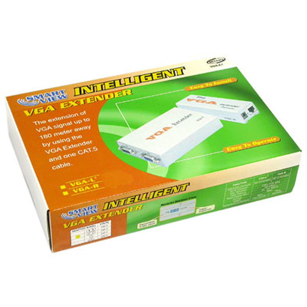 NETmate VGA-E Plus VGA 1:2 리피터(로컬 + 리모트)(180m)
