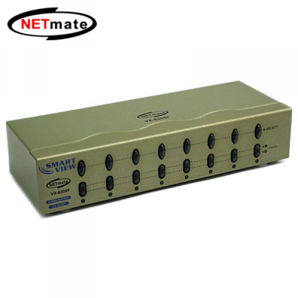 NETmate VX-8208F 고해상도 2:8 모니터 MATRIX 분배기