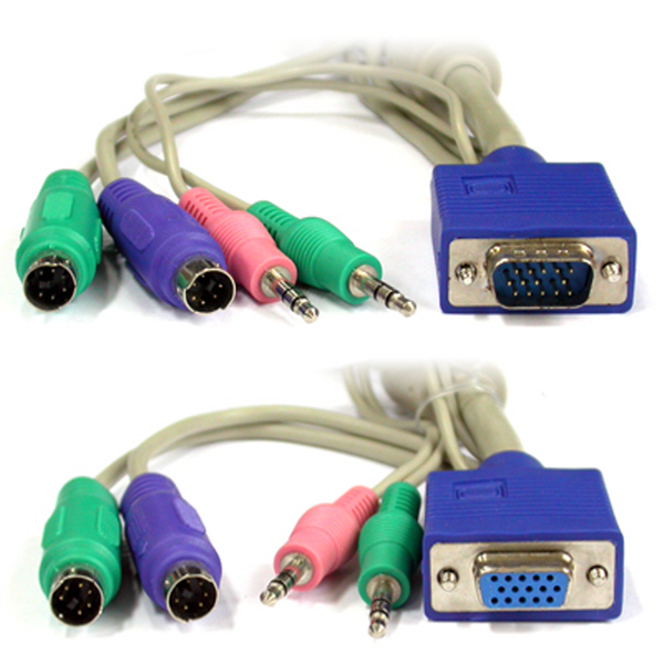 NETmate KVM 연장(RGB) 케이블 10m (ST포함)