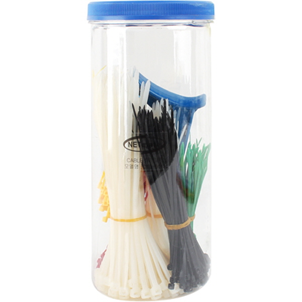 NETmate CTL-501 케이블 타이 밸류팩 (혼합 7종, 타이건)