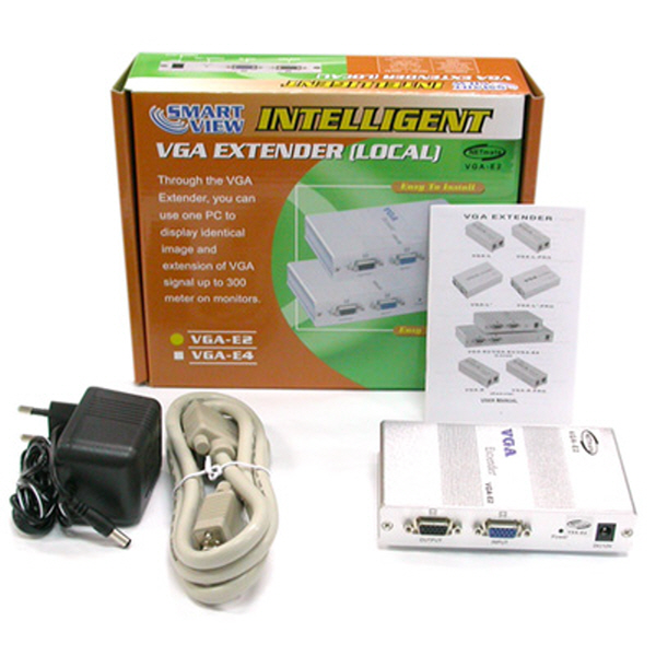 NETmate VGA-E2 VGA 1:3 리피터(로컬)(300m)