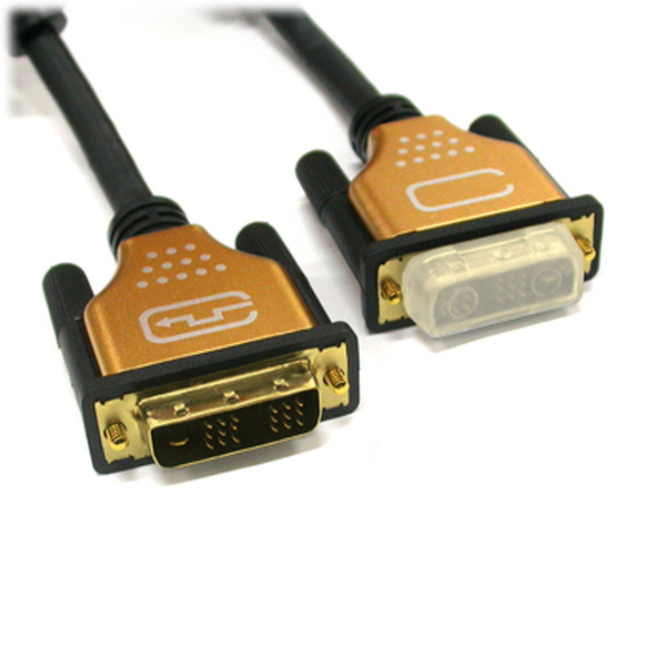 NETmate NMC-DS18G 최고급형 DVI-D 싱글링크 케이블 Gold Metal 1.8m