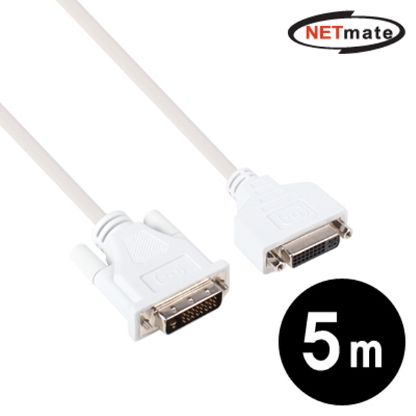 NETmate NMC-DS50F DVI-D 싱글링크 연장 케이블 5m