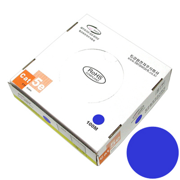 NETmate NMC-FTP03 FTP 케이블 CAT.5e Blue(단선 100m)