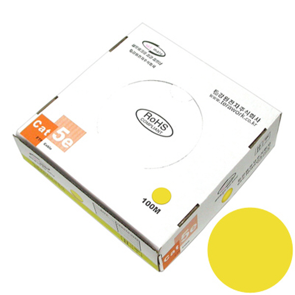 NETmate NMC-FTP04 FTP 케이블 CAT.5e Yellow(단선 100m)