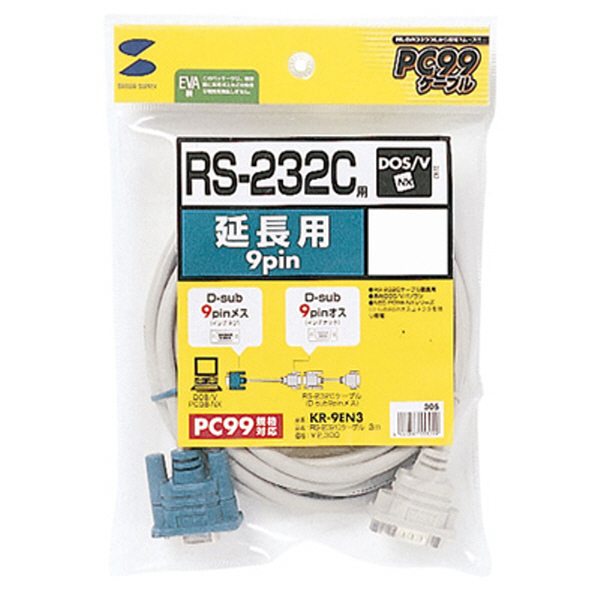 SANWA KR-9EN3 최고급형 9핀 연장 케이블 3m