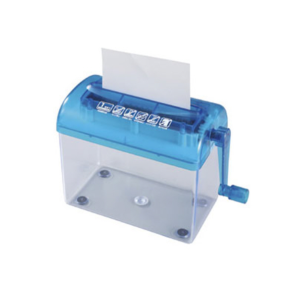 SANWA PSD-12 수동 소형 문서 세단기