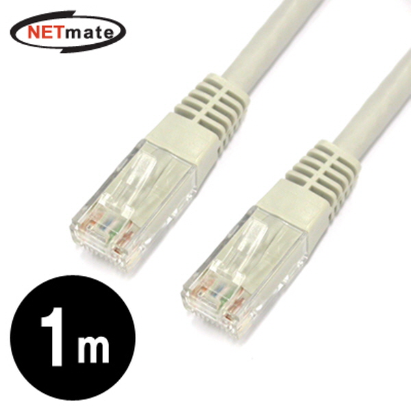 NETmate NMC-US610 CAT.6 UTP다이렉트 케이블 1m