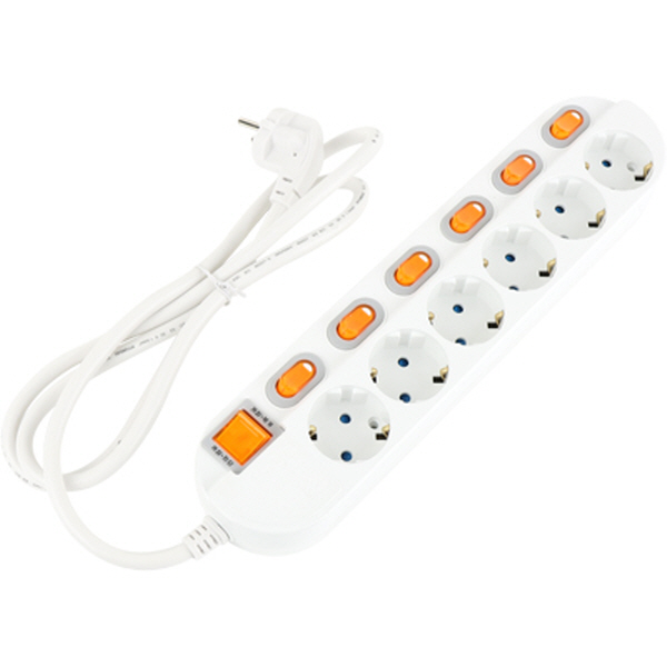 SAFE 멀티탭 NM-630SFS 6구 개별 접지 3m