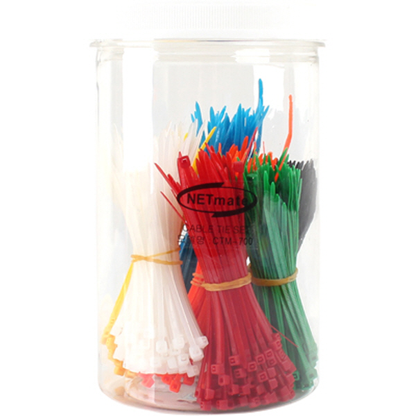 NETmate CTM-700 케이블 타이 밸류팩 (혼합 7종)