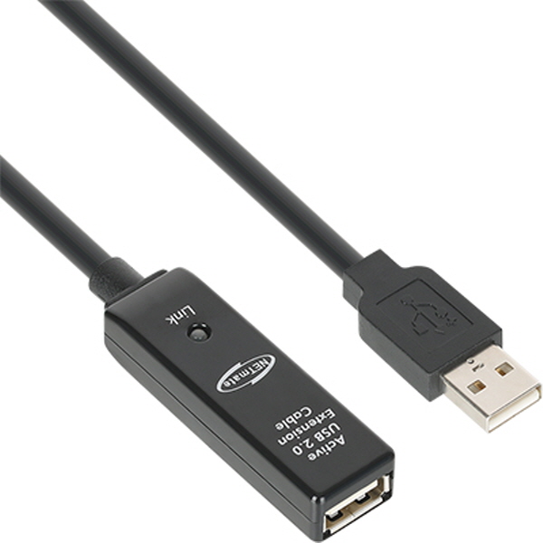 NETmate CBL-203-10M USB2.0 무전원 리피터 10m
