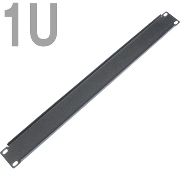 NETmate CYPN-1U(Black) 허브랙 블랭크 판넬(1U/블랙)