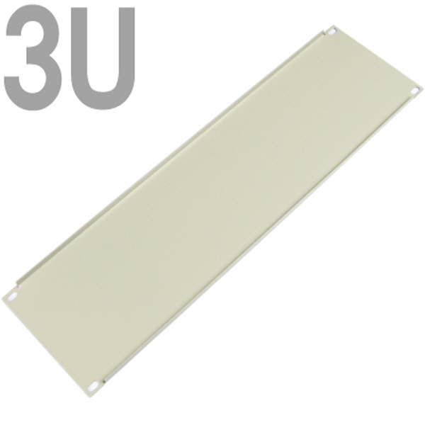 NETmate CYPN-3U(Ivory) 허브랙 블랭크 판넬(3U/아이보리)