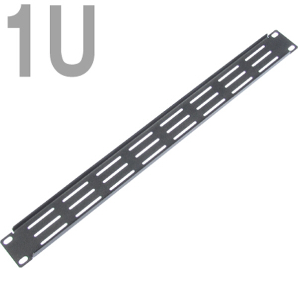 NETmate CYPV-1U(Black) 허브랙 통풍식 블랭크 판넬(1U/블랙)