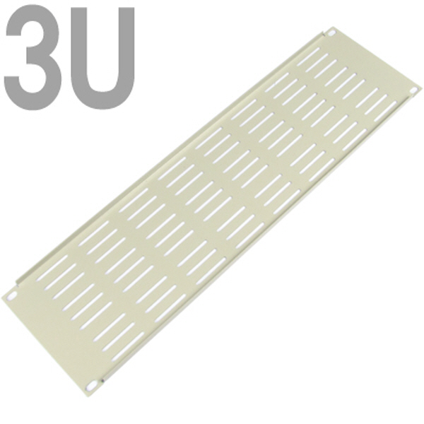 NETmate CYPV-3U(Ivory) 허브랙 통풍식 블랭크 판넬(3U/아이보리)