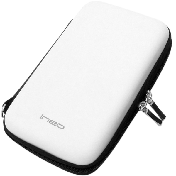 ineo I-NC02 휴대용 미디어 멀티 파우치(화이트/L)