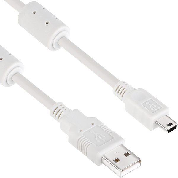 NETmate NMC-UM250 USB2.0 AM-Mini 5핀 케이블 5m (노이즈필터)