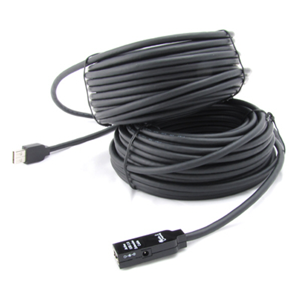 NETmate CBL-203D-20M USB2.0 리피터 20m (전원 아답터 포함)