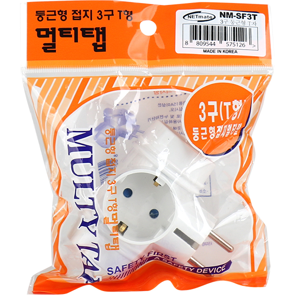 멀티탭 NM-SF3T 3구 접지 T형