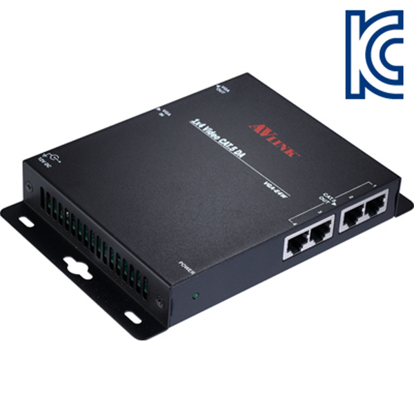 NETmate VGA-E4W VGA 1:5 벽걸이형 리피터(로컬)(300m)