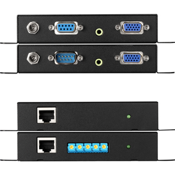 NETmate AVS-EW VGA+Audio+RS232 1:1 벽걸이형 리피터(로컬 + 리모트)(300m)