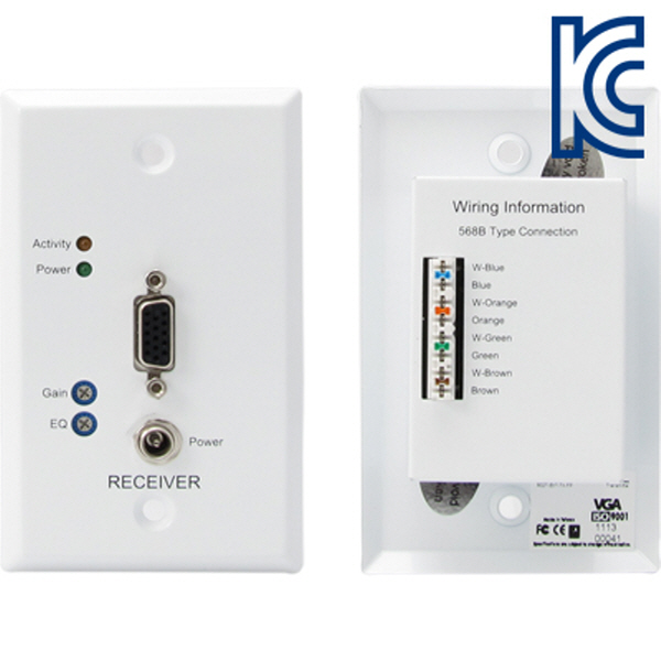 TNT NM-TNT01 월 플레이트 VGA 1:1 리피터(110 IDC)(300m).