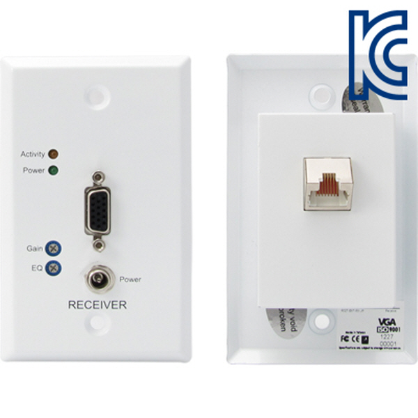 TNT NM-TNT02 월 플레이트 VGA 1:1 리피터(RJ-45)(300m).