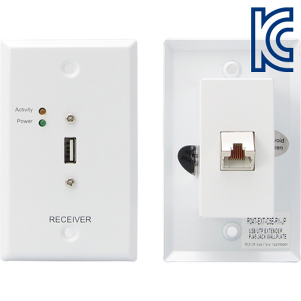 TNT NM-TNT06 월 플레이트 USB BF-AF 리피터(RJ-45)(45m)