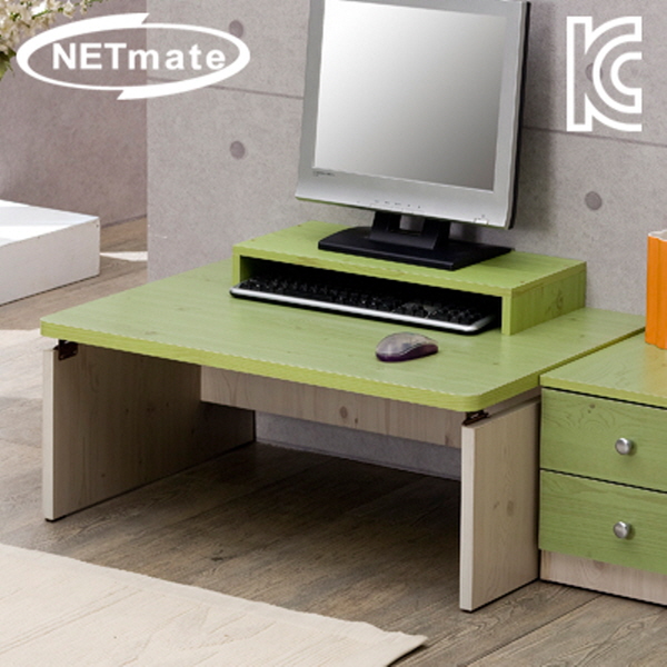 NETmate NMK-OCD01 좌식 책상 (800x600x320/그린)