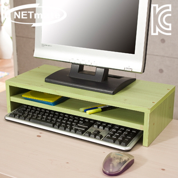 NETmate NMK-OMS06 2단 모니터 받침대 (그린)