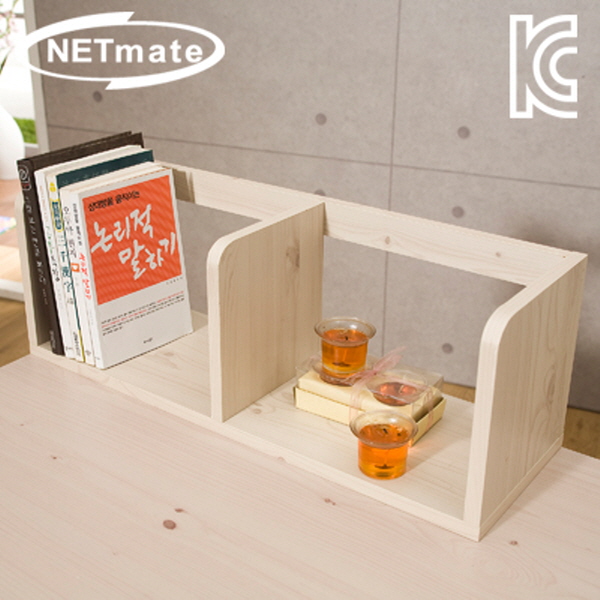 NETmate NMK-OBC04 라운드형 책꽂이 (600x200x200/워시)