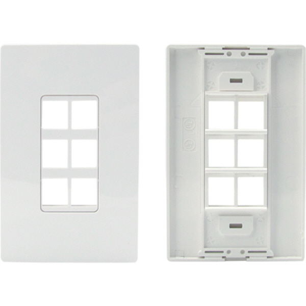 TNT NM-TNT60 아울렛 6포트 페이스 플레이트