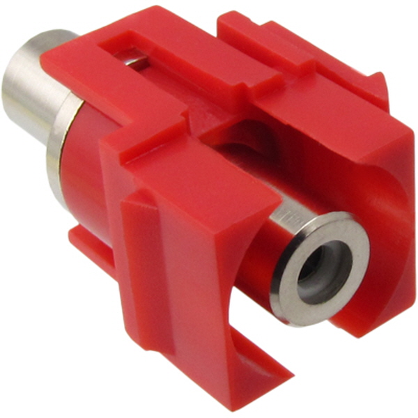 TNT NM-TNT35 RCA F/F 스냅인 멀티미디어 모듈(레드)