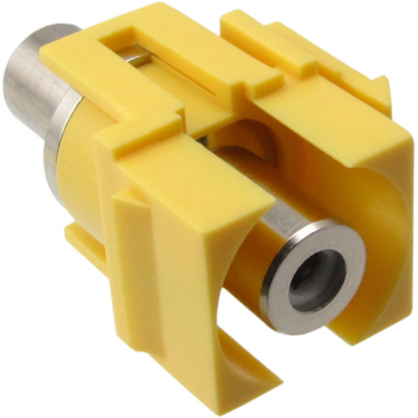 TNT NM-TNT39 RCA F/F 스냅인 멀티미디어 모듈(옐로우)