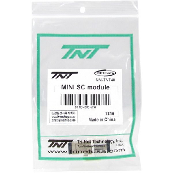 TNT NM-TNT48 SC SIMPLEX 멀티모드 광 스냅인 멀티미디어 모듈