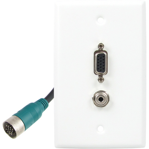 TNT NM-TNTA10S5 RGB+스테레오 월 플레이트 분리형(배관용) 케이블 10m