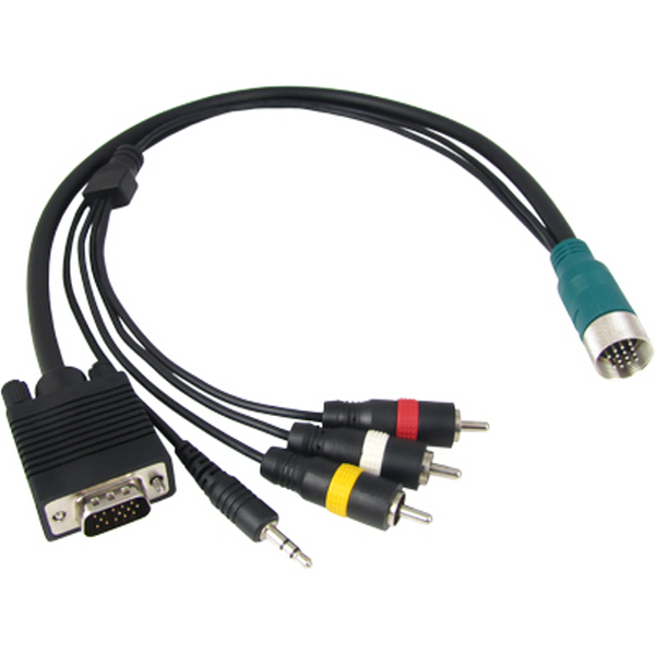 TNT NM-TNTA10S4 RGB+스테레오 or 3RCA 분리형(배관용) 케이블 11m