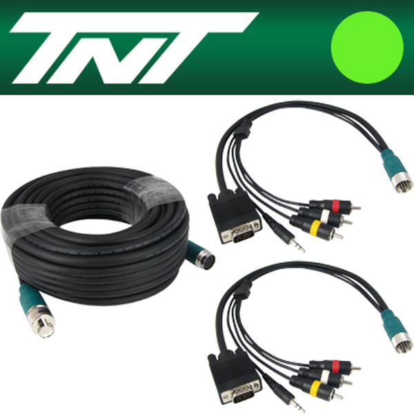 TNT NM-TNTA40S4 RGB+스테레오 or 3RCA 분리형(배관용) 케이블 41m