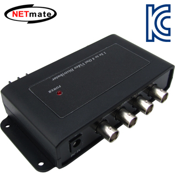 NETmate NM-CD104 BNC 1:4 영상 분배기