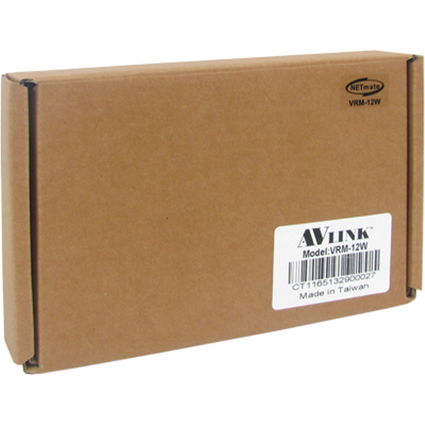 NETmate VRM-12W 고해상도 2:1 모니터 수동선택기(벽걸이형)