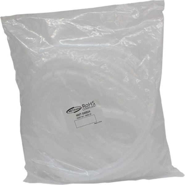 NETmate NMT-SWB24 케이블 정리용 헤리컬밴드 10m (24mm/화이트)