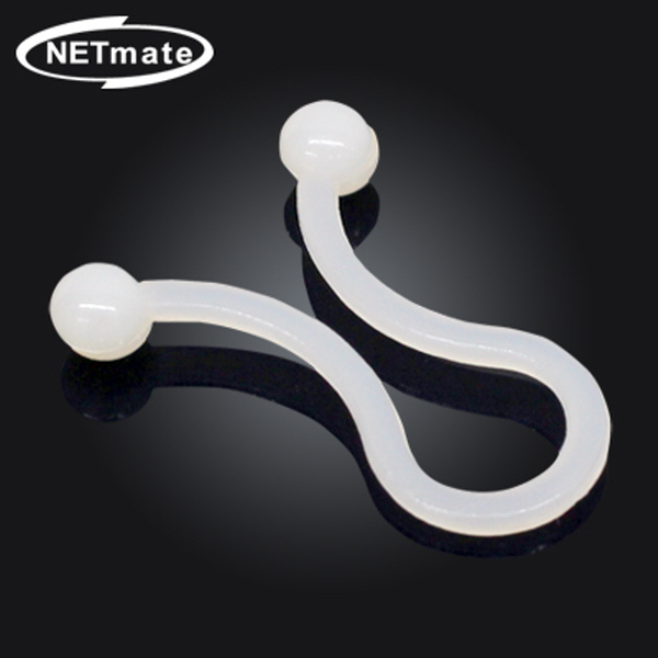 NETmate NMT-TL8 케이블 정리용 트위스트 케이블 타이 (8.3mm/화이트/100EA)